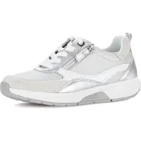 Gabor Sneakers laag lichtgrijs / zilver / wit