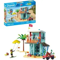 Playmobil Watchtower With A Beach Car Construction Game Veelkleurig Kinderen