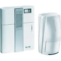 Grothe Sonnette sans fil 43315 set complet 500 m blanc