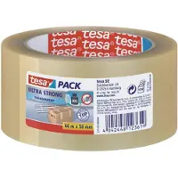 TESA - Verpakkingse 50mmx66m transparant ultra sterk PVC | Stuk a 1 rol | 36 stuks