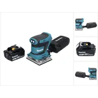 Makita DBO 482 T1 accu-excentrische schuurmachine 18 V 112 x 102 mm + 1x accu 5,0 Ah - zonder oplader