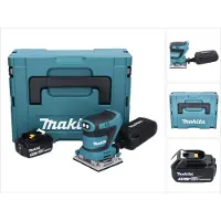 Makita DBO 482 F1J accu-excentrische schuurmachine 18 V 112 x 102 mm + 1x accu 3,0 Ah + Makpac - zonder oplader