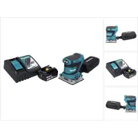 Makita DBO 482 RG1 accu-excentrische schuurmachine 18 V 112 x 102 mm + 1x accu 6,0 Ah + oplader