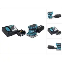 Makita DBO 482 RF1 accu-excentrische schuurmachine 18 V 112 x 102 mm + 1x accu 3,0 Ah + oplader