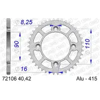 Afam 72106 Achtertandwiel