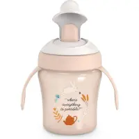 MyBaby Wonderland Learning Cup trainingsbeker Rose 200 ml