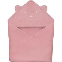 Lionelo Muslin Hooded Baby Towel - 100% katoenen mousseline - Geen irritatie - Praktisch formaat
