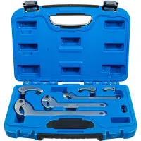Bgs Spanner, Haaksleutelset, 35-120mm - 8 stuks (8542) (120 mm, 35 mm, 60 mm, 90 mm)