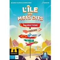 Asmodee Board Game The Island of Spoken Words - 2 to 10 players - Ages 10+ - 20-minute games - Cooperative or competitive game