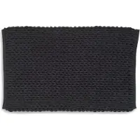 kela Badmat Masha Zwart-70 x 120 cm