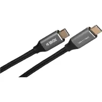 IBox I-BOX USB-C naar USB-C kabel, 1 meter, USB 3.2 Gen 2 (3.1 Gen 2), zwart
