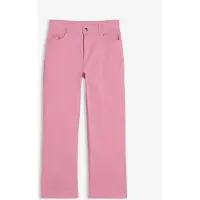 Bonprix Cropped twill broek van een elastische katoenmix 164