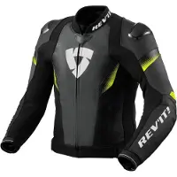 REV'IT! REV’IT! Control Zwart Neon Geel Motorjas Maat 48