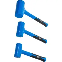 Bgs Set uitdeukhamers - terugslagvrij - Ø 47 / 55 / 65 mm - 450 / 765 / 1275 g - 3 delig