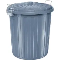 Helit H2405883 Mülleimer 73,0 l grau