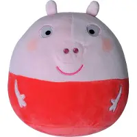 TY Squish A Boo - Knuffelkussen Peppa Pig - 20 cm - Blauw