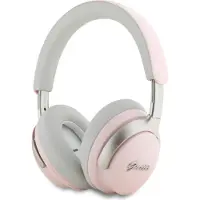 GUESS Bluetooth oordopjes met actieve en passieve ruisonderdrukking (ANC/ENC), model GUBHC22PSBCSMP, roze/lichtroze, met metalen logo