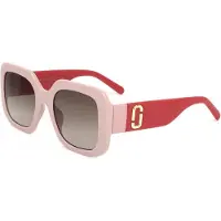 Marc Jacobs Zonnebril MARC 647/S 53/21/145 Roze rood Cellulose propionaat VROUW MARC 647/S