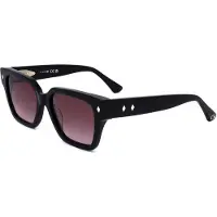 WEB EYEWEAR Zonnebril - - WE0351 - Glanzend Zwart - Acetaat - Vierkante Montuur 54-18-140