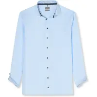 Olymp Luxor Comfort Fit Overhemd blauw, Gestreept