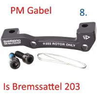 Shimano Postmount Adapter Voor Remklauw Van Schijfrem Voor
