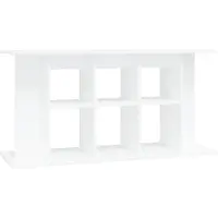 vidaXL Aquariumstandaard 120x40x60 cm bewerkt hout wit