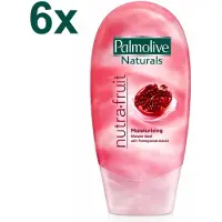 Palmolive Naturals - Nutra Fruit - Granaatappel - Douchegel - 6x 200ml - Voordeelverpakking