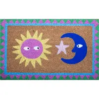 Kitsch Kitchen deurmat Loteria sun moon naturel