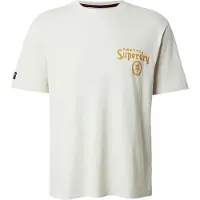 Superdry Shirt 'Tokyo Narrative' beige / mosterd