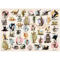 Eurographics Yoga Kittens Puzzel (500 stukjes)