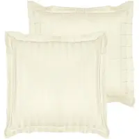 De Witte Lietaer Zygo Kussensloop - 100% Katoen-satijn - 50x60 - Ivory