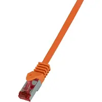 Logilink CAT 6 patchkabel, S/FTP, PIMF, PrimeLine, oranje, 1 meter