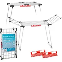 Massido 688300 Debora wasdroogrek met onderstel, 19 m, wit