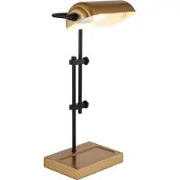 Globo Lighting Bureaulamp Marid goud met zwart