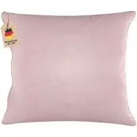 Intirilife 2x decoratieve fluwelen kussenhoezen 40x40 cm in roze voor woonkamer slaapkamer slaapbank kantoor cafetaria