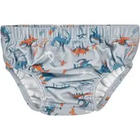 Playshoes Zwembroek 'Dino' smoky blue / donkerblauw / kreeft / offwhite