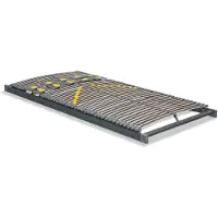 Beter Bed Bossflex 600 Deluxe Lattenbodem 100 x 200 cm - Bedbodem - Vlak - Max. 120kg - Antraciet/Geel