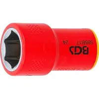Bgs VDE dopsleutel, zeskant - 3/8 - 17 mm