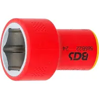 Bgs VDE dopsleutel, zeskant - 3/8 - 22 mm