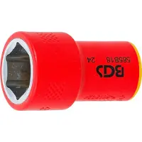 Bgs VDE dopsleutel, zeskant - 3/8 - 18 mm