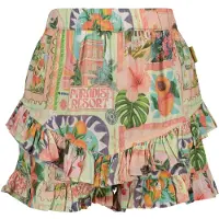 Vingino Broek 'Rany' groen / oranje / rosa / offwhite