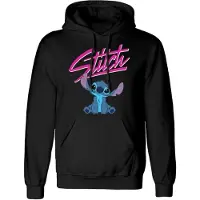 Lilo & Stitch - Disney Trui met capuchon - Script - S tot 5XL - voor Mannen - zwart | Maat 3XL