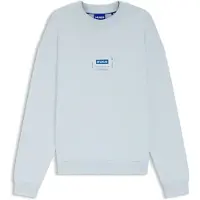 HUGO Sweatshirt van een katoenmix met logolabel