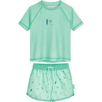 Playshoes UV-bescherming navy / mintgroen / rosa