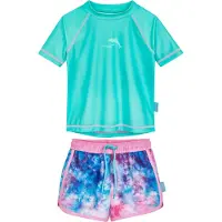 Playshoes UV-bescherming blauw / turquoise / pink