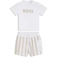 BOSS T-shirt en short voor baby's in een cadeaubox