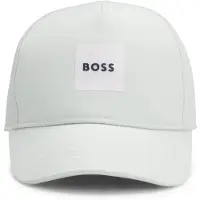 BOSS Kinderpet met logoprint van keperstof