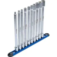 Bgs Dopsleutel + dopmoer, Doppenset E-profiel XXL aandrijfvierkant 10 mm (3/8") SW E6 - E20 1...