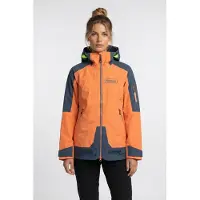 Bergans Myrkdalen V2 3l W Jacket Cantaloupe/orion Blue Maat: L | Ski Jassen Outlet | Dames | Blauw