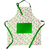 Kitsch Kitchen schort Mercado de Flores groen